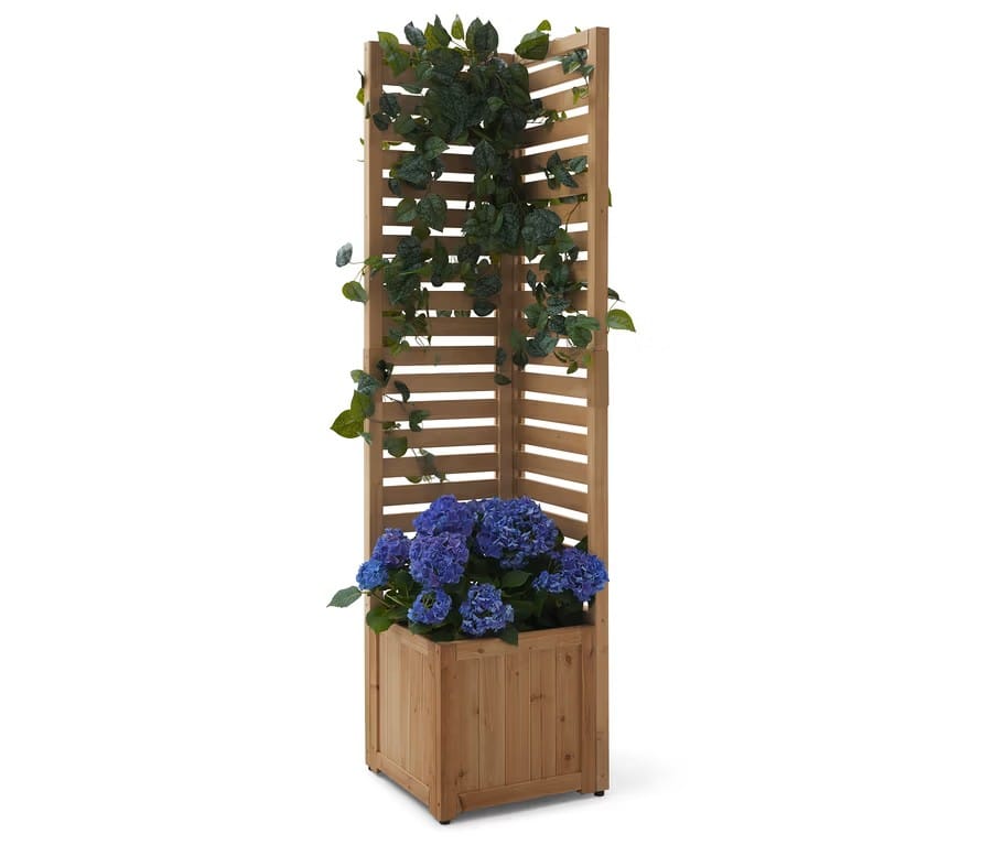 blumenkasten eisen rost Blumenkasten POZULI Metall Blumenwandkorb H/B/T 41/50/19 cm Eisen, dun